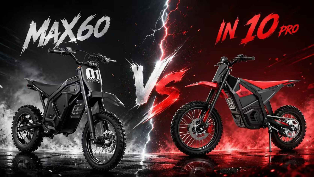 Yozma IN 10 Pro vs. EVOLTRIX MAX-60: How to Choose the Right 5500W Electric Dirt Bike? - Evoltrix