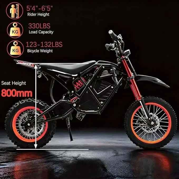 Rogue MX-01 Electric Dirt Bike | 3000W Off-Road E-Moto