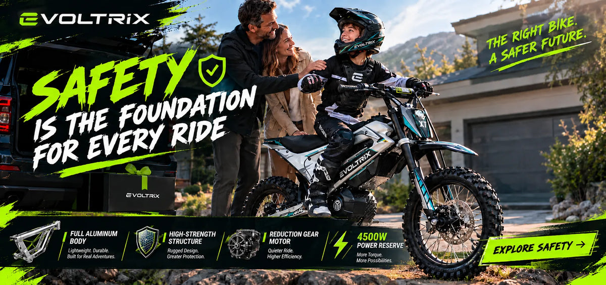 Evoltrix X7 lightweight electric dirt bike