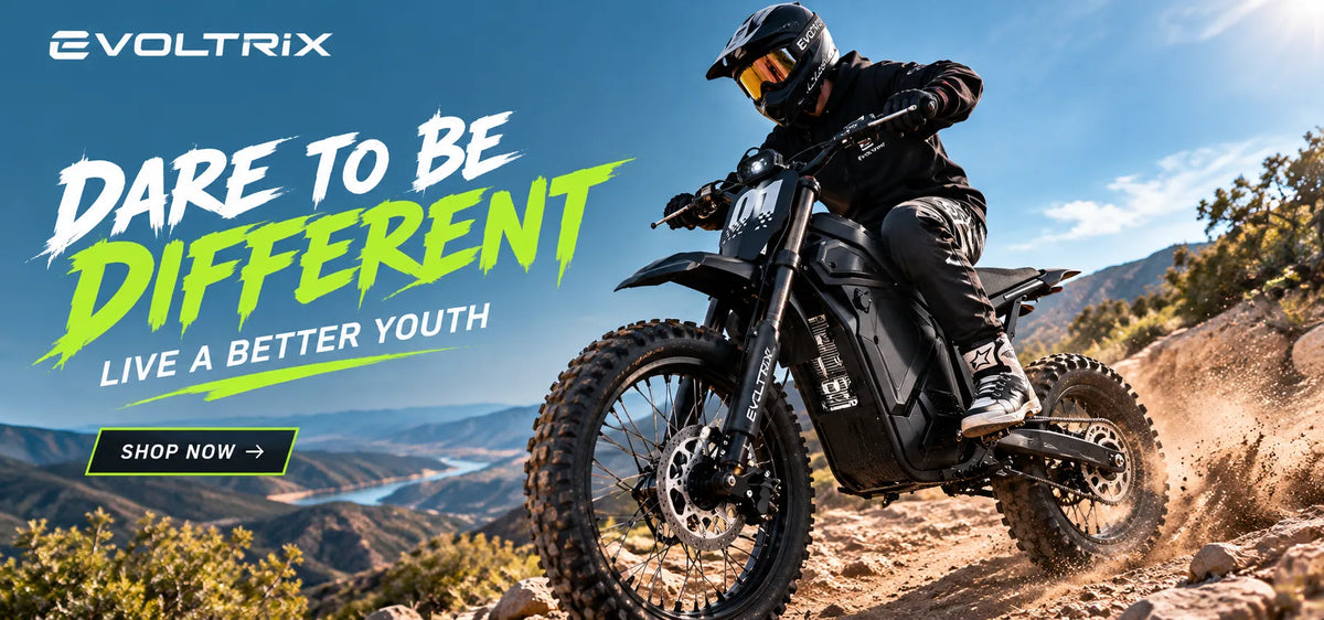 Evoltrix MAX60 high-performance electric dirt bike
