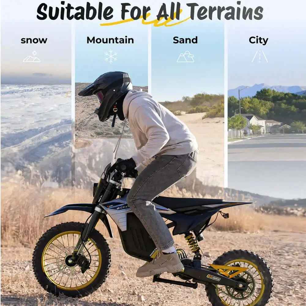 Conqueror X Electric Dirt Bike | 3500W All-Terrain E-Moto