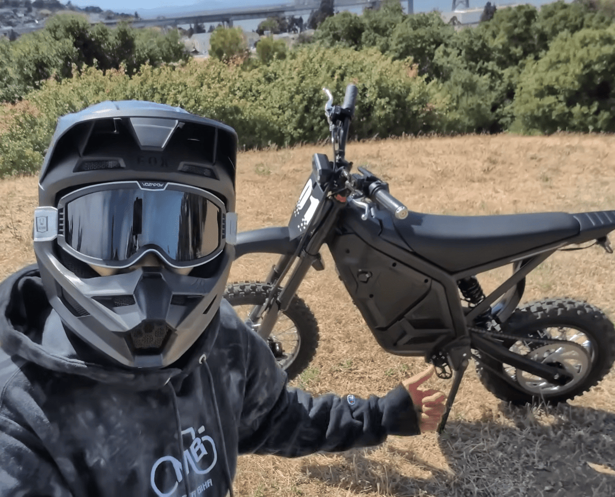 Evoltrix MAX-60 electric dirt bike outdoor view