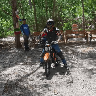 Evoltrix MAX-60 off-road electric dirt bike in action