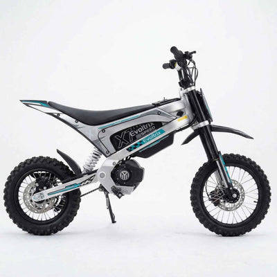 Evoltrix X7 electric dirt bike side profile
