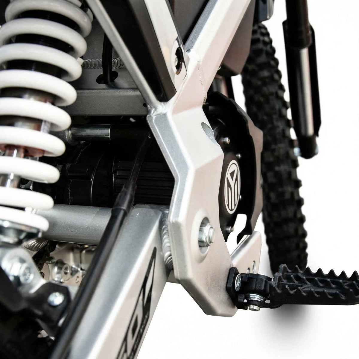 Rider on the Evoltrix X7 electric dirt bike