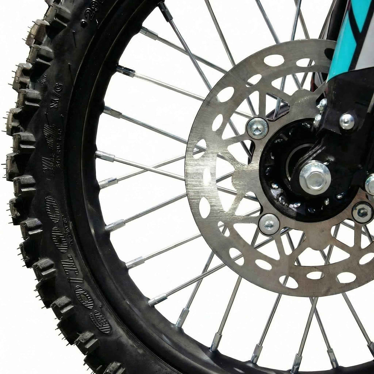 Evoltrix X7 lightweight electric dirt bike on a trail