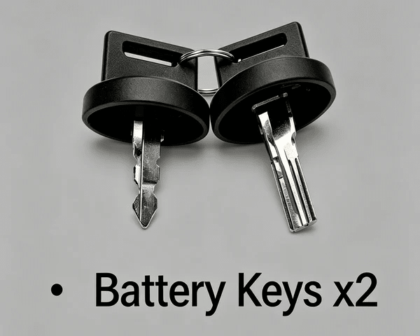 Original Key and Ignition Lock Set for Evoltrix MX-01 (Model: EDB001) - Evoltrix