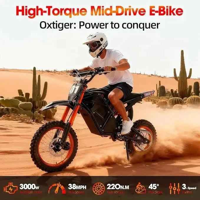 Rogue MX-01 Electric Dirt Bike | 3000W Off-Road E-Moto
