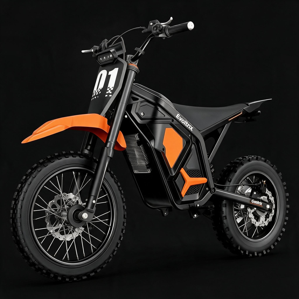 Evoltrix MAX60 high-performance off-road electric dirt bike